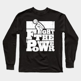 1980's Series Fight The Power Long Sleeve T-Shirt